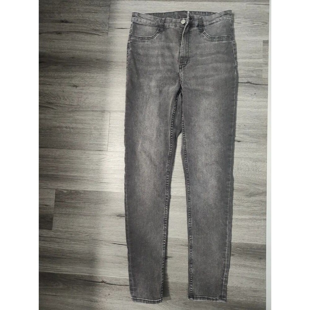 HM H&M Divided Grey women's skinny jeans stretchy size 8 /M
